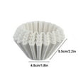 thumbnail image 2 of CHUANK Filter Screen 50 Pack Coffee Filters Basket Paper Coffee Filters Small Coffee Maker Single Coffee Pot Pour Over Coffee Makers, 2 of 4