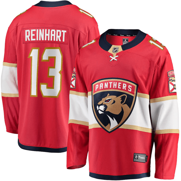 Sam Reinhart Florida Panthers NHL Fanatics Échappée Maillot Domicile, X-Large