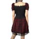 thumbnail image 5 of SAYOO mujeres adolescente gótico Lolita vestido Vintage con cordones Adorable Grunge capas vestidos Sexy malla Punk manga larga/camisa SAYOO Casual, 5 of 9