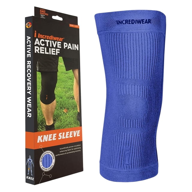 Rodillera Incrediwear: rodilleras para el dolor de rodilla, el alivio del dolor articular, la hinchazón, la inflamación y la circulación. Soporte de rodilla para mujeres y hombres. Se ajusta de 35 a 4