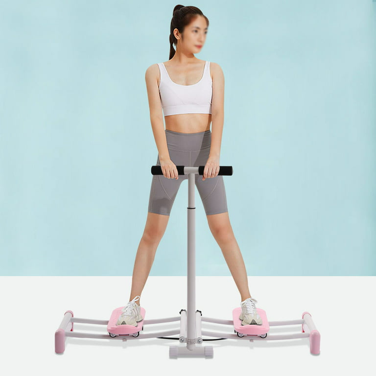 Leg Exercise Equipment - Pelvic Muscle Hip Trainer Inner Thigh Exerciser  for Women, 2 in 1 Ski Exercise Machine Strength Training Leg Machine, Home