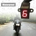 thumbnail image 1 of 12V Moto Numérique LED Indicateur de Changement de Vitesse Capteur Affichage, 1 of 7