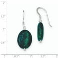 thumbnail image 2 of Beautiful Sterling Silver Serpentine Earrings, 2 of 2