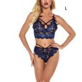 thumbnail image 1 of Ropa interior de encaje sexy para mujer Ropa interior de vendaje Ropa de dormir Ropa de dormir, Azul oscuro, L Inevent XX000088-11, 1 of 7