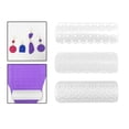 thumbnail image 3 of 3x Pendientes de Arcilla Polimérica, Rodillos con Patrón, Rodillos de Mano de Forma Múltiple, Herramientas para Joyería, Pendientes de Arcilla, Decora Zulema Rodillo de patrón de aretes, 3 of 8