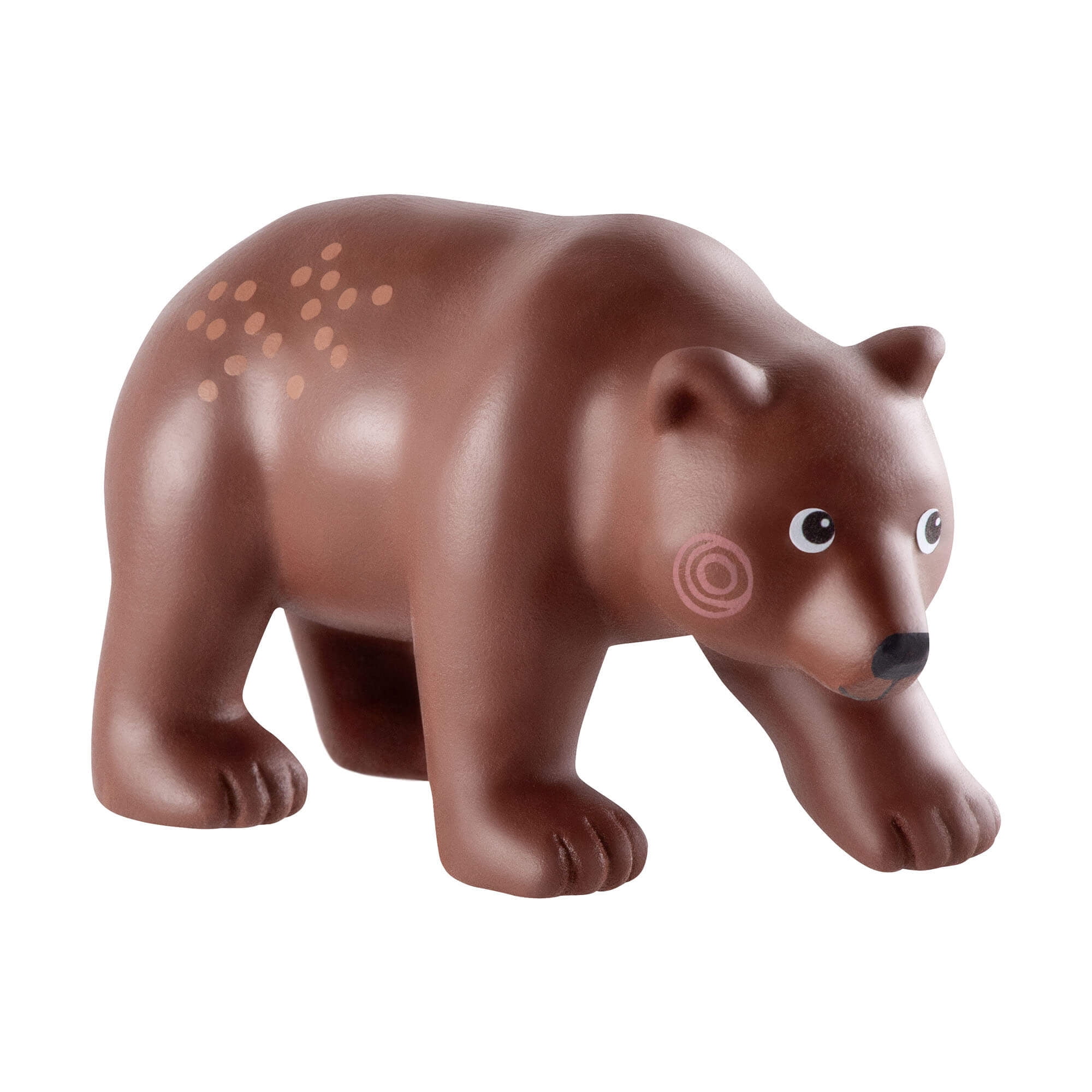 Synes godt om forudsigelse gennemskueligt HABA Little Friends Brown Bear - Chunky Plastic Forest Animal Toy Figure -  Walmart.com