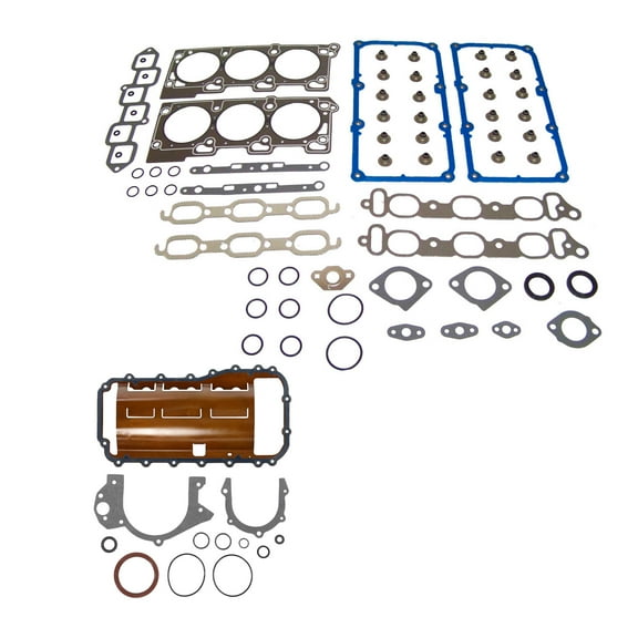 DNJ FGK1145 Full Gasket Set Fits Cars & Trucks 1993-1997 Chrysler Dodge Eagle Concorde Intrepid Vision 3.5L V6 SOHC 215cu Naturally Aspirated