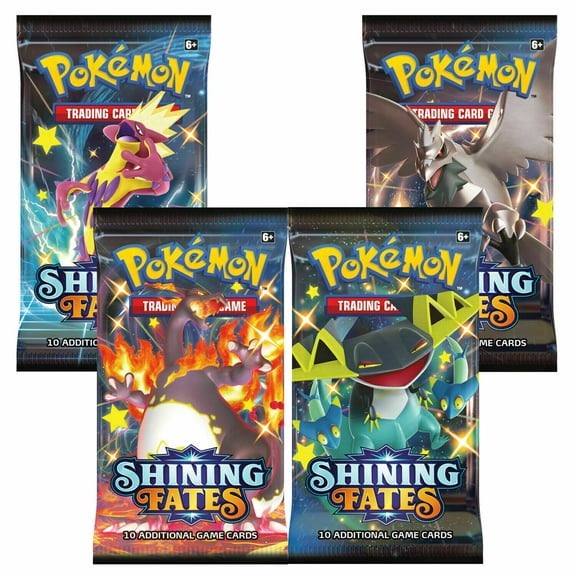 Pokemon TCG: Shining Fates Booster Packs [Lot of 4 packs]