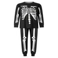 thumbnail image 2 of Pyjamas Assortis pour la Famille Halloween Imprimé Squelette Col Manches Longues + Pantalons Longs pour Parents Enfants, 2 of 6