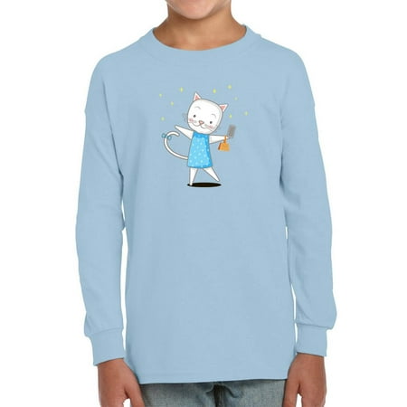 

Lovely Kitten W Smarthphone Long Sleeve Toddler -Image by Shutterstock 3 Toddler