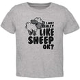 thumbnail image 2 of I Just Really Like Sheep Cute Toddler T Shirt, 2 of 2