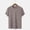 Brown, variant on Men's Round Neck Tops with Short Sleeve, Waffle Knit Tee Summer Casual T Shirt Tops, Brown, Size XXL