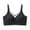 Black, variant on Seamless Ultra Thin Summer Ultra-Thin Ice Silk Comfort Bra, Non-Marking Net Yarn Cross Back Breathable Bra Black XXL(XXL)