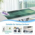 thumbnail image 5 of Green Blurry Texture Ironing Mat Blanket for Table Top Travel Portable Ironing Board Pad 47.2x27.6 Inch, 5 of 6