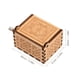 thumbnail image 4 of cajas Caja de música de madera vintage Tamaño de la palma de la mano Caja de madera con manivela Caja de música Hermoso dispositivo musical de madera tallada con melodía Eres mi sol para mamá Papá Esp TOMSHOO cajas, 4 of 6