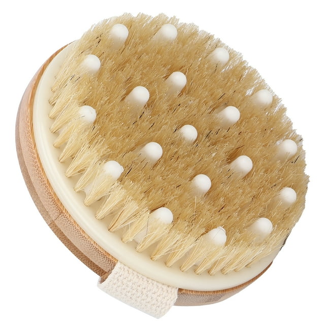 Cepillo para la ducha Corporal, Cepillo de Matorral Corporal que Alivia la Piel de Masaje de Fatiga Para El Baña