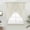 Light Beige, variant on Blue Pure Color Swag Valances for Windows, Kitchen Curtains 36 Inch Length 2 Panels Set, Aesthetics Contemporary Luxury Short Curtains for Small Windows Rod Pocket Cafe Curtains Drapes 28"x36"