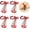 Red, variant on Surpdew 5 Pcs Fishbone Deck Anchor Pegs With Carabiners, Red Deck Furniture Anchors, Deck Peg With Spring Buckle, Adjustable Anchor Deck Pegs, Tent Decks Anchors For Camping Hiking Supplies Red L