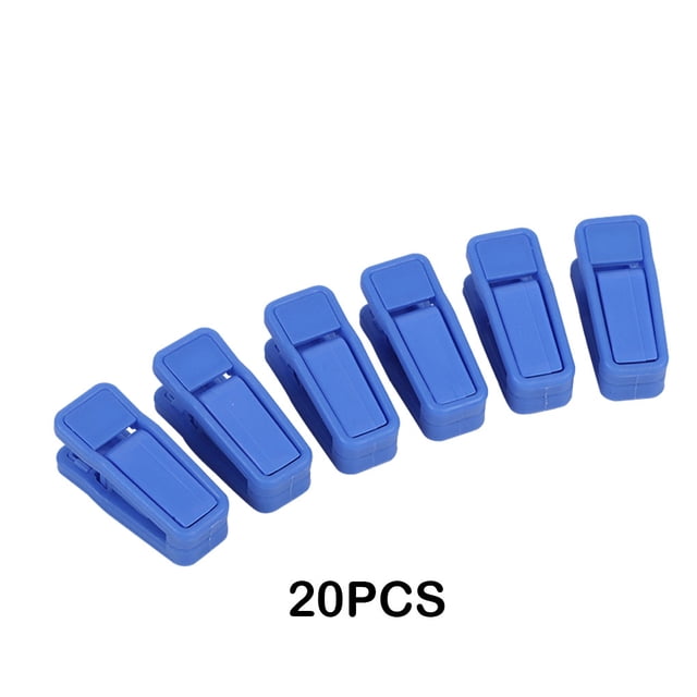 VONKY Pants Hangers Clips Convenient To Fashionable Appearance Non-slip Plastic Clothes Hangers Clips white 5Set