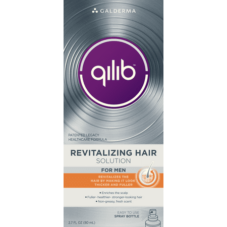 Qilib Revitalizing Hair Solution for Men, 2.7 Oz
