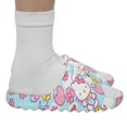 thumbnail image 3 of Hello Kitty Character Toss Floral And Cloud Art Women's Slides-Large, 3 of 5