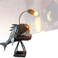 thumbnail image 3 of Billuyoard Lámpara de retro Angler Fish Lamp con cabeza de lámpara flexible Lámpara de artística para Home Bar Cafe Iluminación y accesorios, 3 of 6