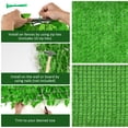 thumbnail image 5 of Costway 4 PCS 118x39in Artificial Ivy Privacy Fence Screen Faux Hedge Fence & Vine Decor, 5 of 8