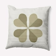 Simply Daisy 20" x 20" Modern, Contemporary St. Patrick's Day Polyester Throw Pillow