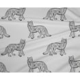 thumbnail image 4 of oneOone Polyester Lycra Fabric Fox Block Print Fabric BTY 56 Inch Wide, 4 of 4