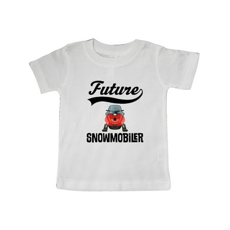 

Inktastic Snowmobiling Future Snowmobiler Gift Baby Boy or Baby Girl T-Shirt