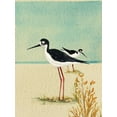 thumbnail image 2 of Escobedo, Mary 19x24 Black Ornate Wood Framed with Double Matting Museum Art Print Titled - Seabirds By The Sea, 2 of 4