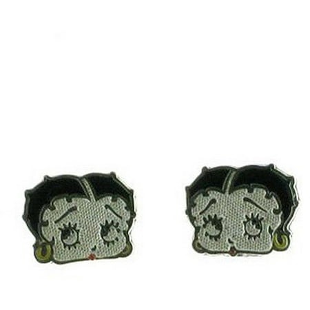 Betty Boop Sterling Silver Stud Earrings