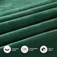 thumbnail image 5 of Amolife Queen Size Platform Bed Frame with Upholstered Velvet Channel Headboard, Green, 5 of 10