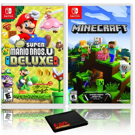 New Super Mario Bros. U Deluxe + Minecraft, Nintendo Switch
