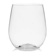 Host & Porter Stemless Plastic Wine Glasses, 15oz, 12 Count
