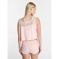 thumbnail image 3 of Kacey Lee Women's Woven Sleep Set, 2-Piece, Sizes XS-XXL, 3 of 5