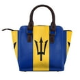 thumbnail image 2 of Barbados National Flag Rivet Fashion One-Shoulder Women's Handbag Tote Bag, 2 of 6