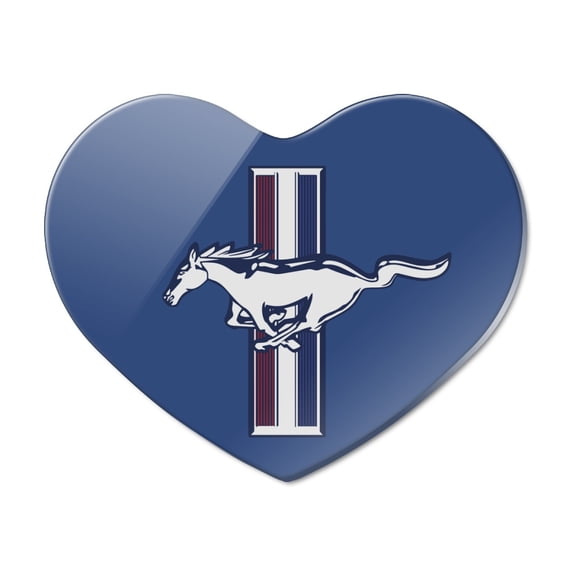 Ford Mustang Logo Heart Acrylic Fridge Refrigerator Magnet