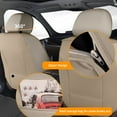 thumbnail image 4 of Jiamaoxin Car Seat Covers Fit for Jeep Renegade 2015-2025: 2PCS Front Seat Cover Waterproof Leather Vehicle Seat Cushion(2 Seats, Beige), 4 of 9