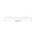 thumbnail image 2 of Unique Bargains PVC Poster Hanger Rail Poster Strip Bar 30cm/12inch Clear with Clips for Poster, Map, 2 Set, 2 of 5