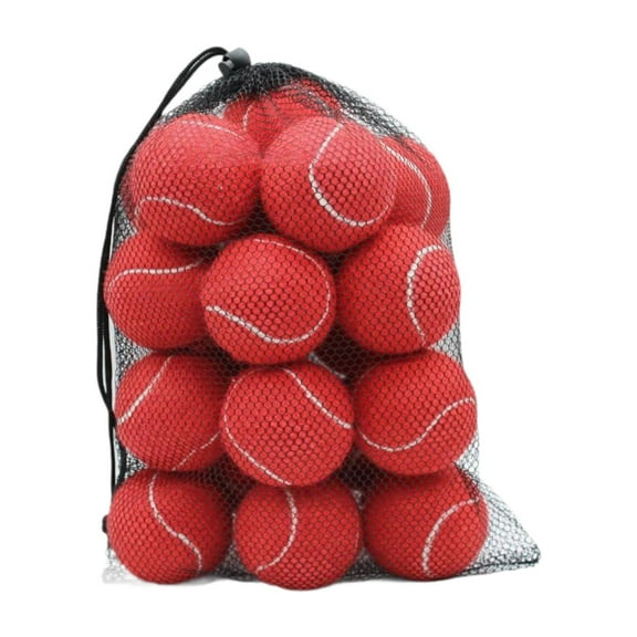 yotijay 20 Pieces Tennis Balls Training Balls 6.4 cm Diameter Exercise Elastic Balls for Orange