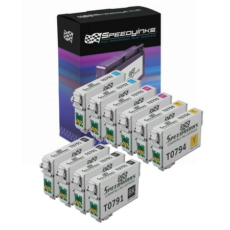 Speedy Remanufactured Cartridge Replacement for Epson 79 High Yield (4 Black  2 Cyan  2 Magenta  2 Yellow  10-Pack) 10PK Remanufactured High Yield Set for Epson 79 (4x T079120 2ea T079220 T079320 T079420) BCMY for use in Epson Stylus Photo 1400  Epson Artisan 1430.This Speedy remanufactured cartridge replacement for epson 79 high yield (4 black  2 cyan  2 magenta  2 yellow  10-pack) is a great remanufactured cartridge item at a reduced price you can t miss. It always ships fast and accurately and comes with a 100% guarantee. Buy your printer accessories and refills from our extensive printer accessories and electronics collection in confidence and save over other retailers.2-Year Quality Satisfaction Guaranteed. Affordable for Home. Reliable Toner Built for Business. Consistent Print Results. The use of aftermarket replacement cartridges and supplies does not void your printer’s warranty.