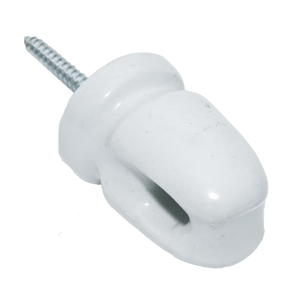 Zareba Systems WP1929 Ceramic Lag Screw Insulator (25 Pack), Large
