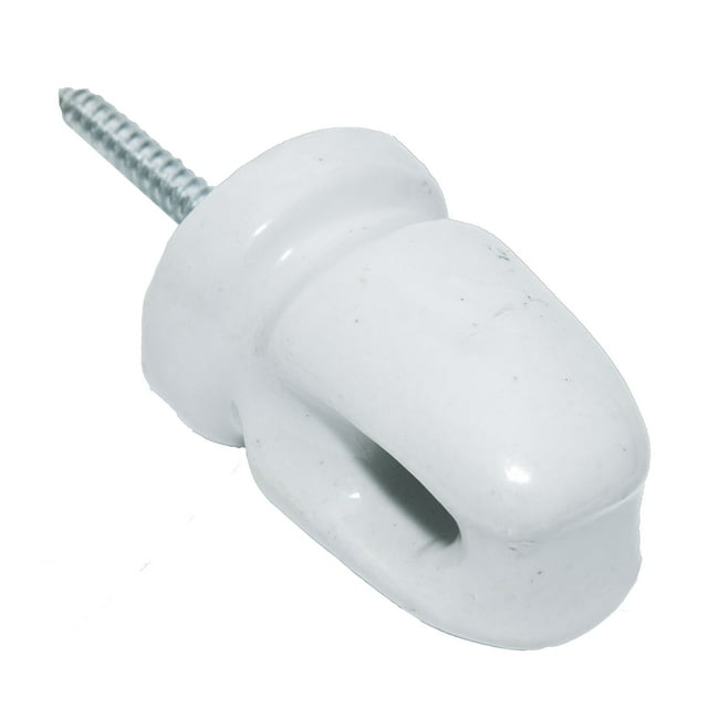 Zareba Systems WP1929 Ceramic Lag Screw Insulator (25 Pack), Large