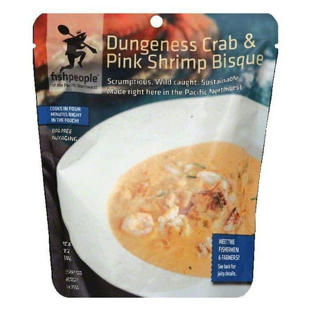 Fishpeople Dungeness Crab & Pink Shrimp Bisque, 10 OZ (Pack of