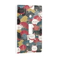 thumbnail image 2 of Yayeee Toggle Light Switch Wall Plate 1-Gang 4.5"x2.7" Home Decorative Outlet Cover, Black Lucky Cat, 2 of 7