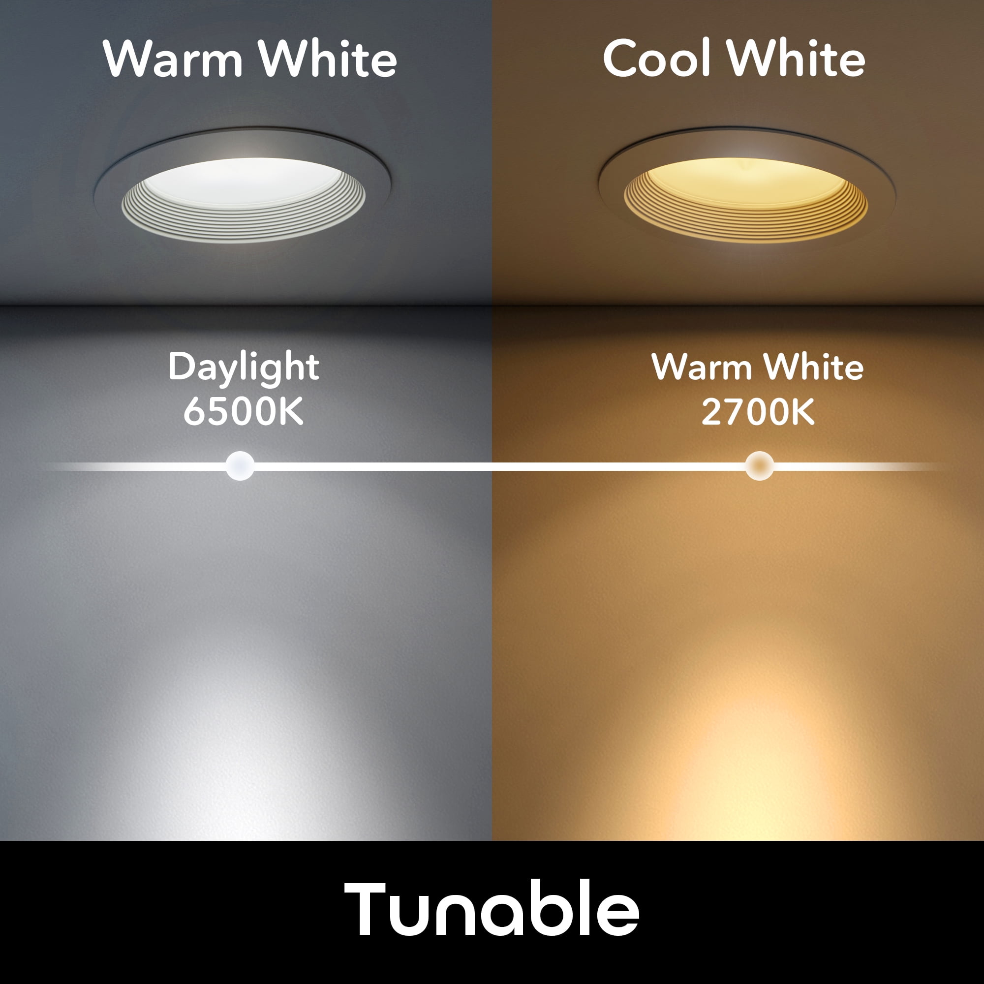 Geeni Lux Drop Tunable White Smart BR30 Light Bulb, 65W Equivalent, No Hub Required