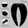 thumbnail image 3 of Parcelona French 2&rdquo; Wide with Teeth Cellulose Celluloid Hair Headband for Women, 3 of 17