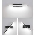 thumbnail image 2 of Elegante accesorio de iluminación de pared de montaje en pared iluminación Luz blanca negra Yuyangstore Apliques de pared Lámpara, 2 of 8