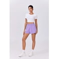thumbnail image 3 of Pinspark Womens High Waisted Running Shorts, Lightweight Breathable Quick Dry Stretch Linerless Athletic Shorts with Pockets, 3 of 7
